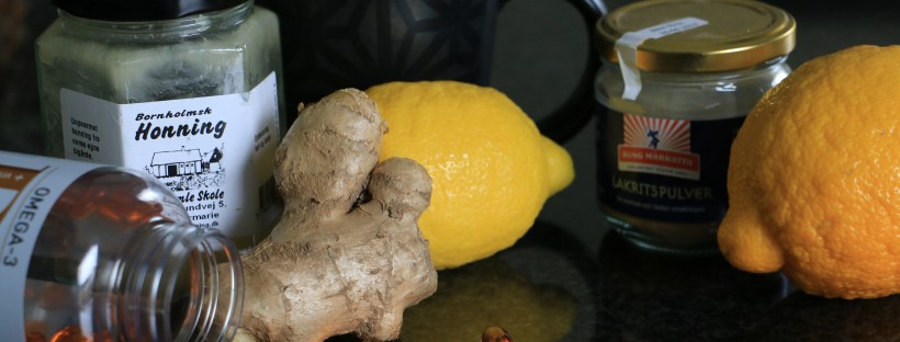 honung, citron, omega-3, lakritspulver och te