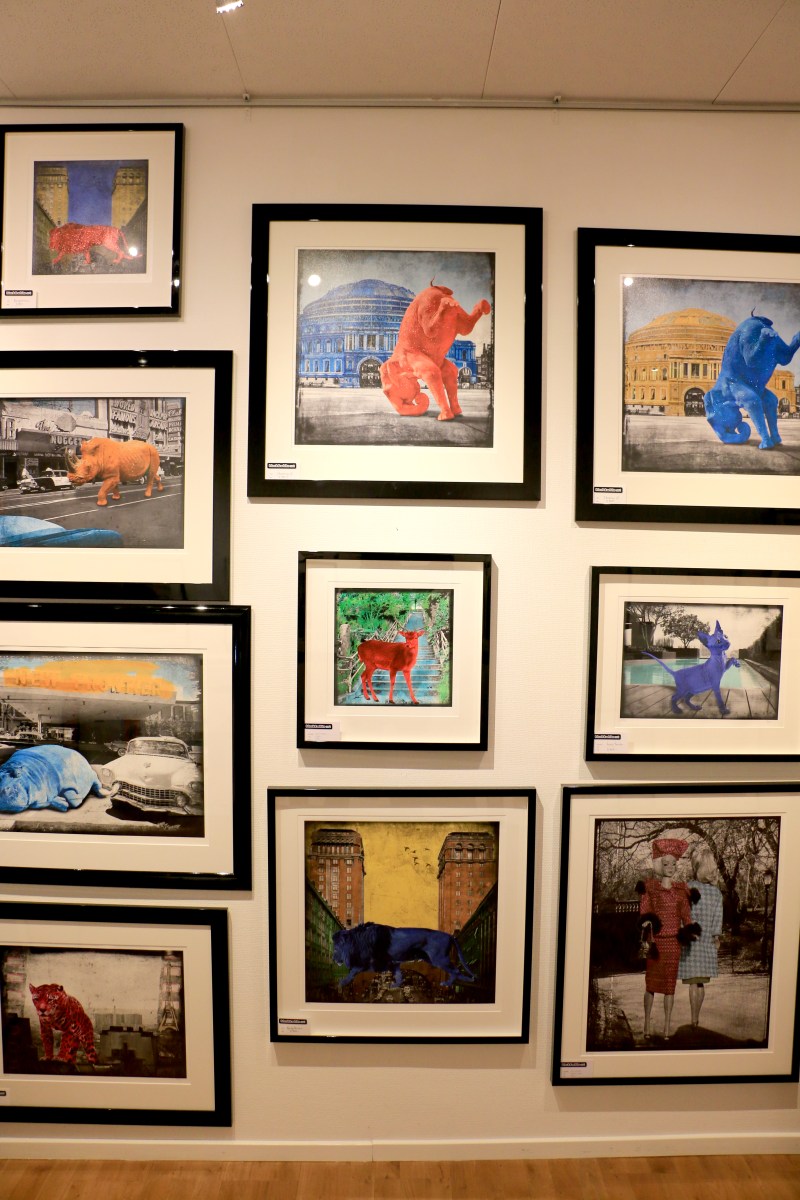 Lokalerna på Galleri Black & White Art i Halmstad