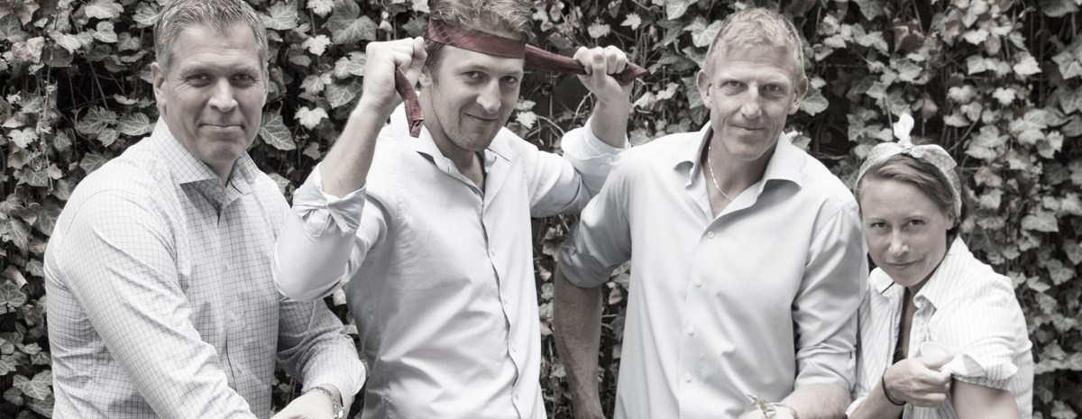 Kalle Svensson, Henric Johansson, Ante Nilsson och Jessika Nilsson på Bostad&Co