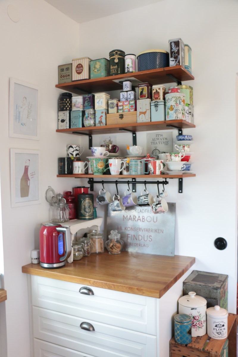 burkar i köket hos Sanjay