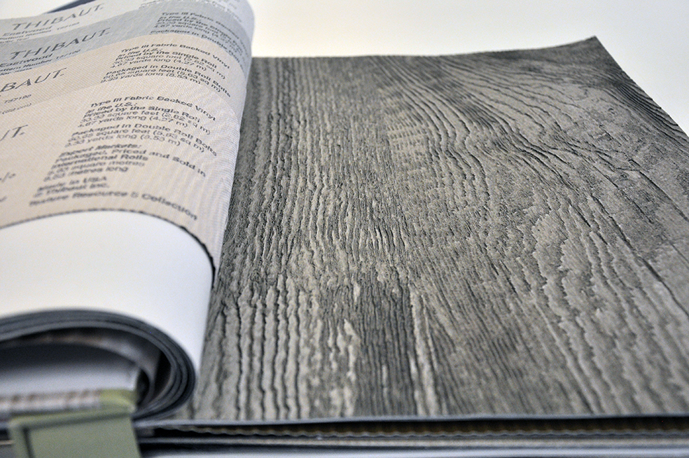 När tapeten inte bara ser ut som trä, utan också känns som det!