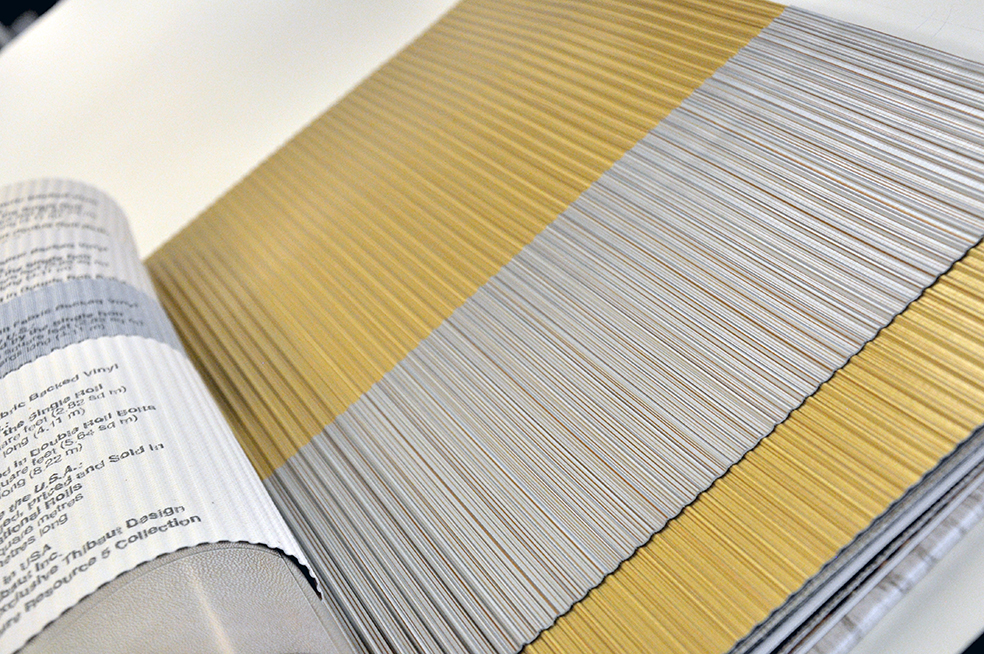 När tapeten ser ut som metall!