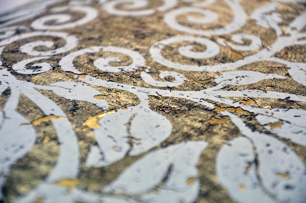 Lager på lager - tapeterna är tryckta i flera lager för att få rätt struktur, ton och känsla!