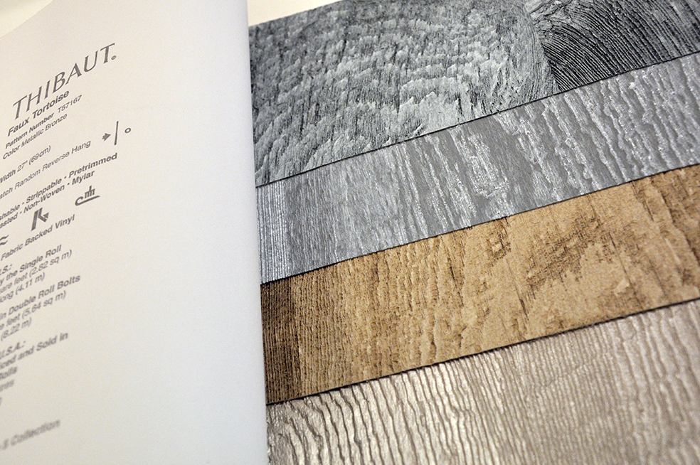 När tapeten inte bara ser ut som trä, utan också känns som det!