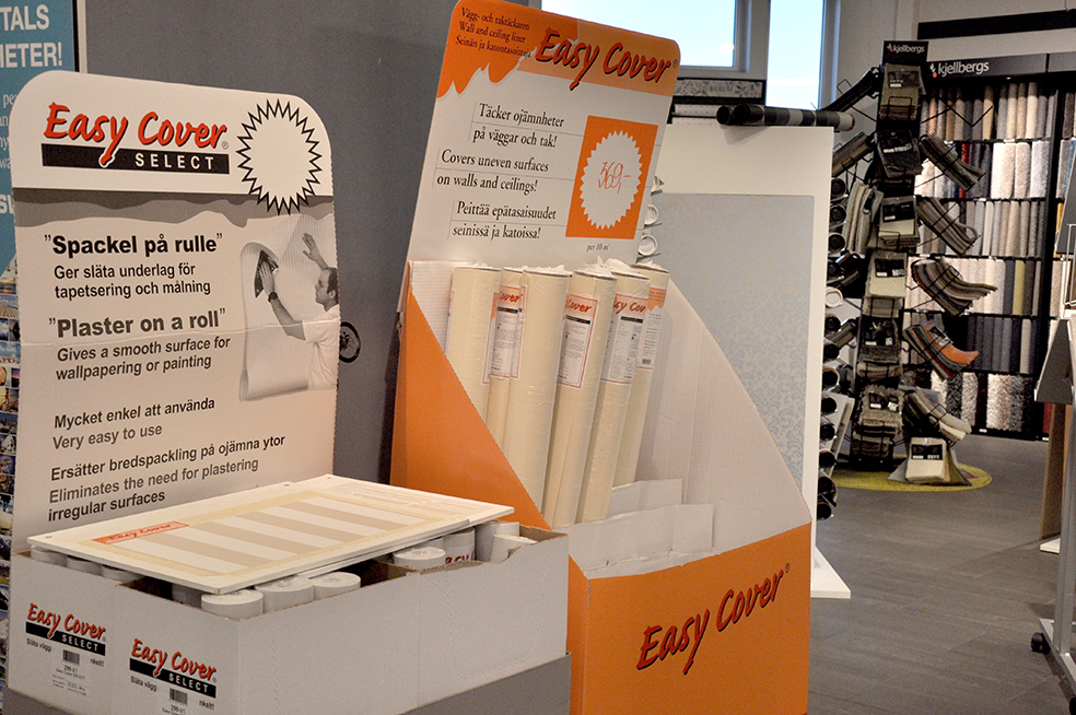 Easy Cover - spackel på rulle! Det bästa enligt tjejerna på Färgab!