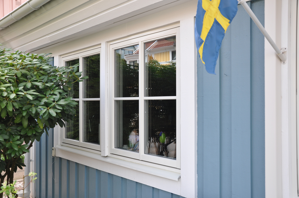 Fönsterparti med spröjs. Bild: Patrik Ferdinandsson, Fönsterbolaget i Halland (Norlux Fönster)